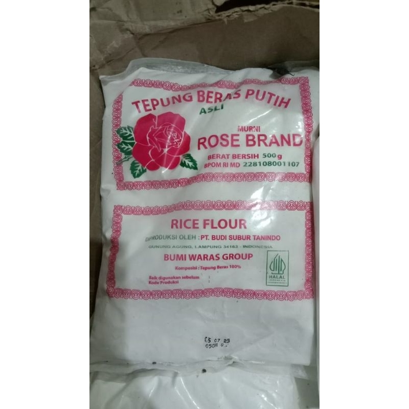 

Tepung Beras Rose Brand 500gr