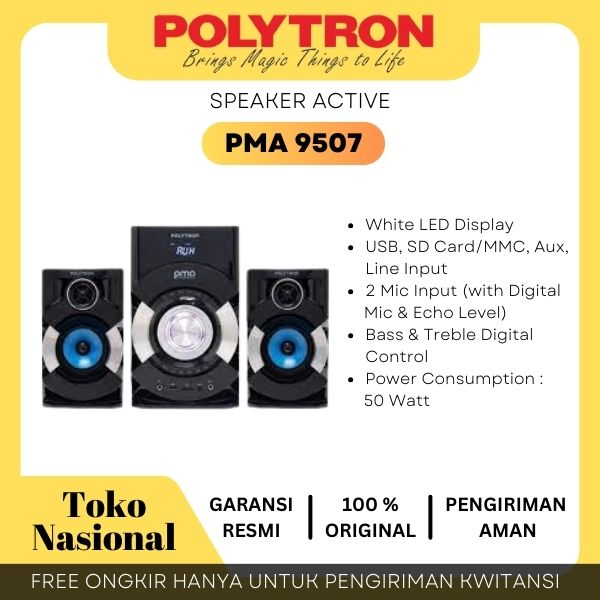 [Cianjur] Speaker Aktif POLYTRON PMA 9507 Multimedia