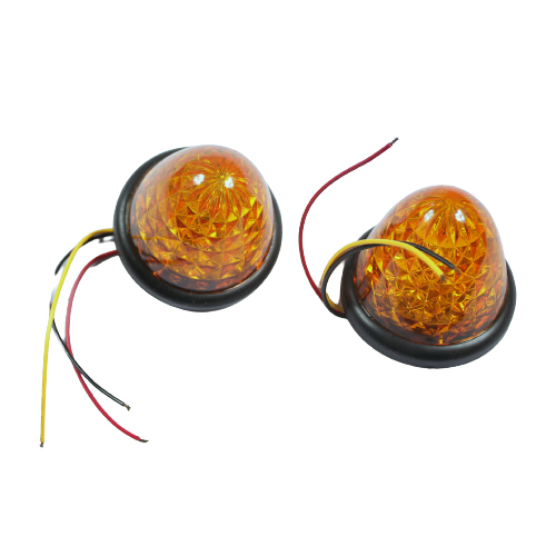Lampu LED Truck 813 24V Bulat Crystal Biru/Hijau/Merah/Kuning, Lampu Bak Truck, Lampu Stop LED Truck
