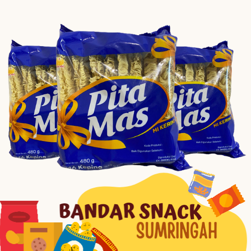 

MI KERING BOLA-PITA MAS 480 GRAM [0,48KG ISI 6 PACK]