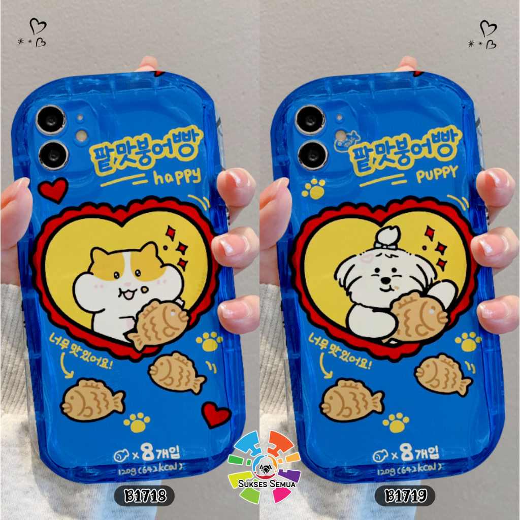 B1718 B1719 CASE SOFTCASE SILIKON CASING MELTING CLEAR SHOCKPROOF FOR OPPO VIVO SAMSUNG REALME XIAOM