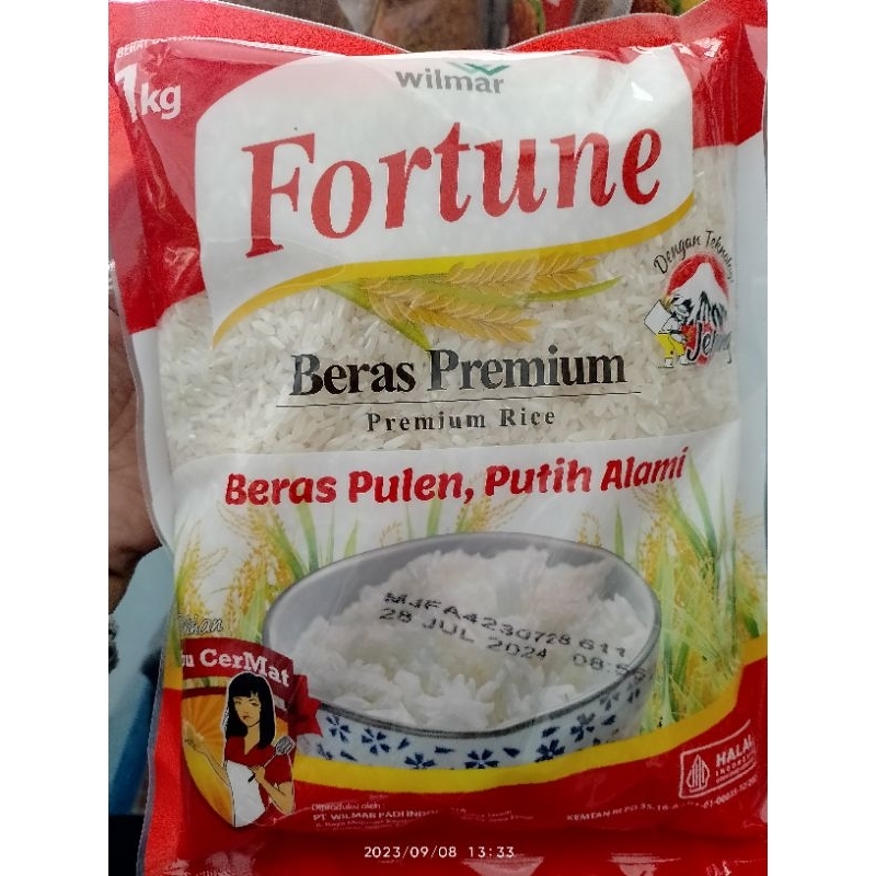 

BERAS FORTUNE KEMASAN 5KG / 1KG