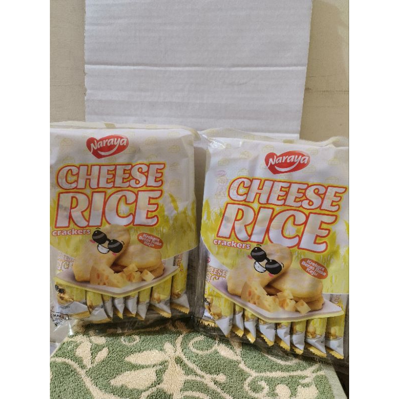 

NARAYA CHEESE RICE CRACKERS SNOW CRACKERS CRACKER MANIS HALAL 96Gr