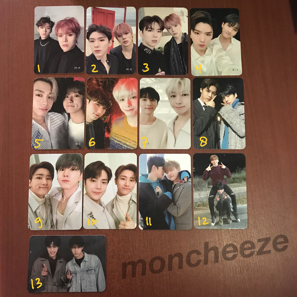MONSTA X OFFICIAL PHOTOCARD (PC Unit & Group)