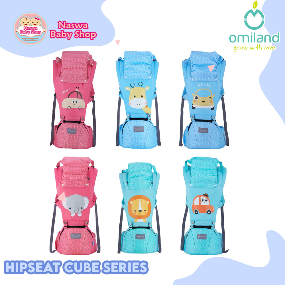 Omiland Hipseat Gendongan Bayi Cube Series
