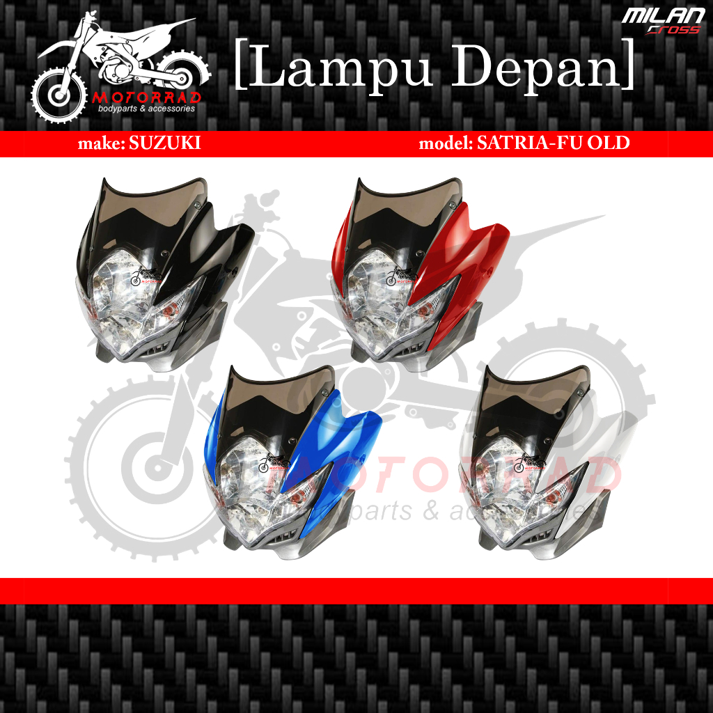 Kepala Satria Fu batok kepala satria fu barong headlamp satria fu barong 2010 2011 2014