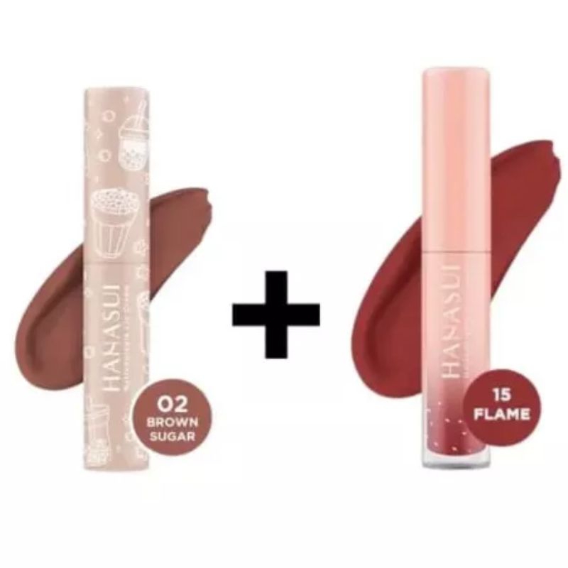 Hanasui Lip Cream Paket Hemat Ombre 1set 2pcs