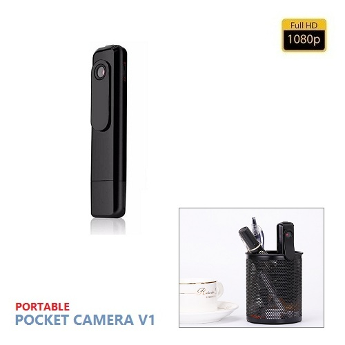 Portable Camera Pen Clip Slim HD - Kamera Pengintai - Spy Camera