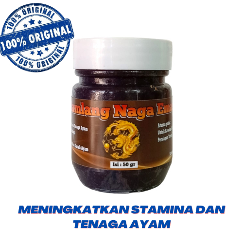 KAMLANG NAGA EMAS 50 GRAM - meningkatkan stamina tenaga ayam