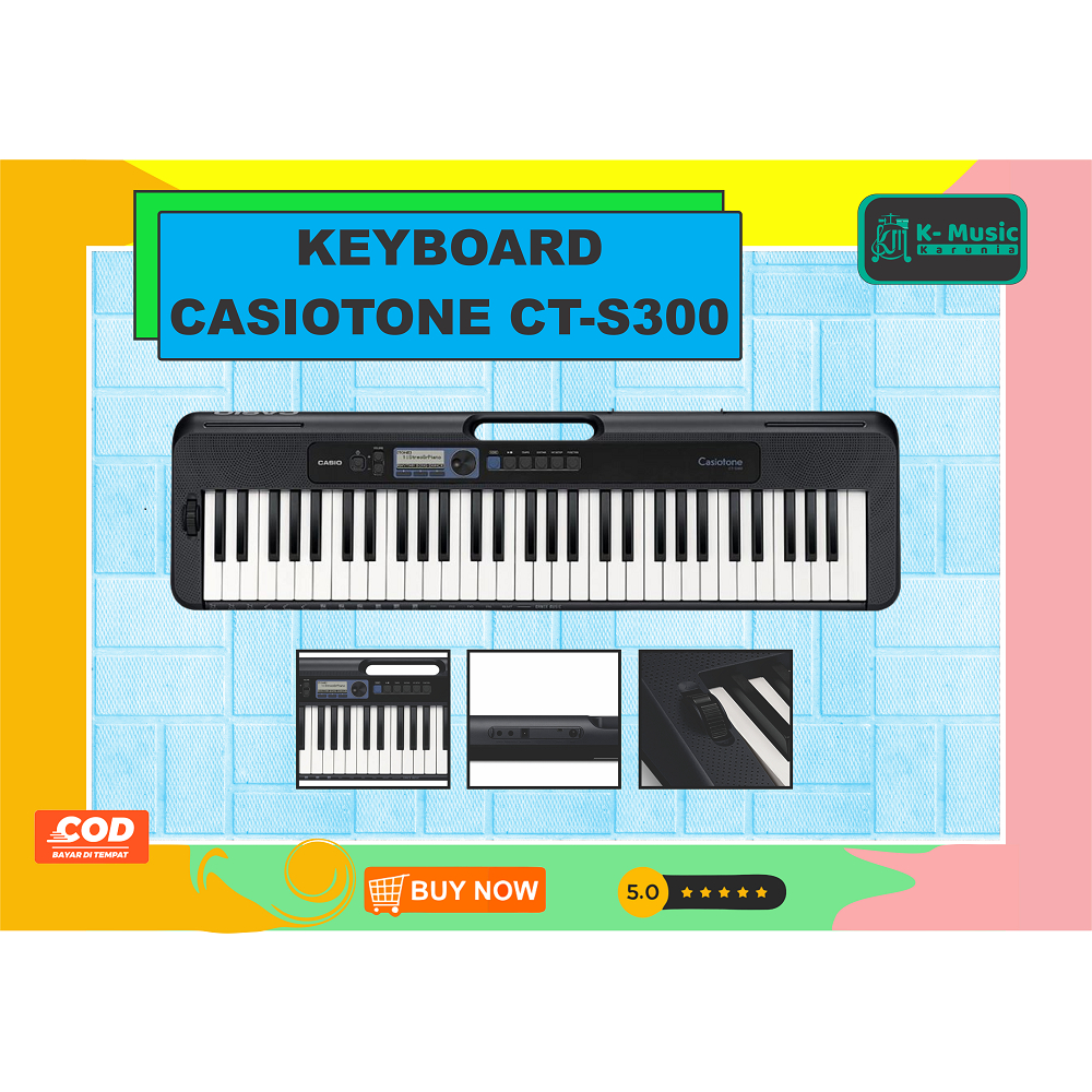 Keyboard Casio CTS 300 CTS300 CTS-300 [*lngsung ketoko* potong cash]