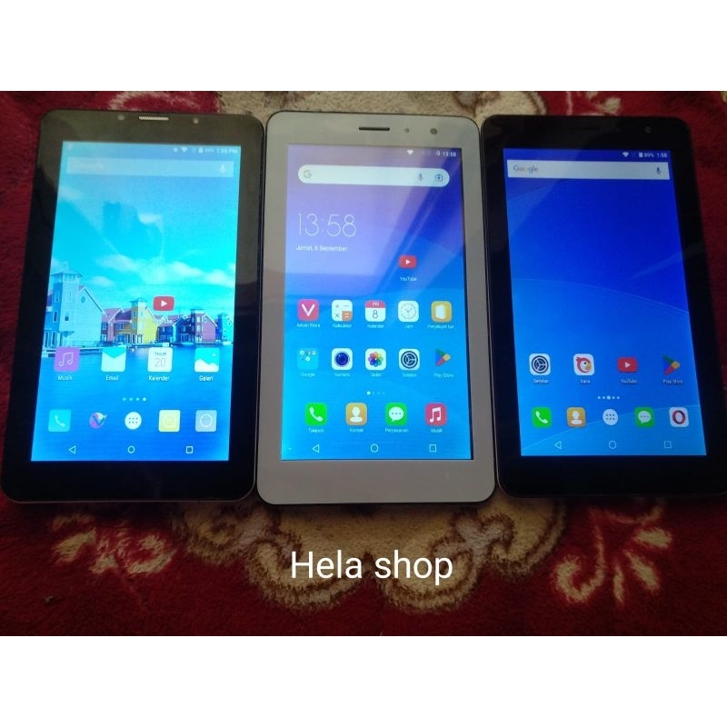 Tablet advan e1c 3g /s7c/s7a/Evercoss /Mito/SPC dll secon normal/jaring 3G/H+