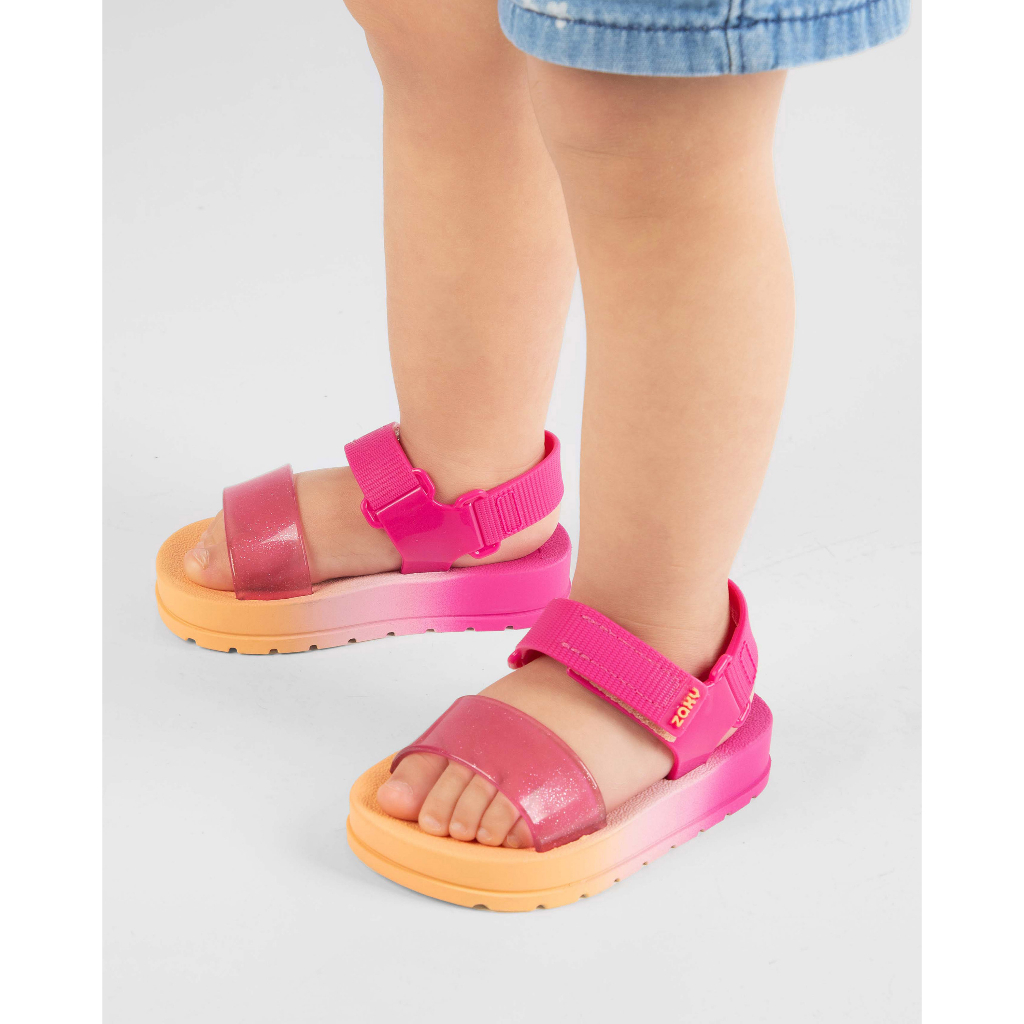 NEW Sepatu Sandal Anak Zaxy Nina Moderninha Sand Baby Pink Fuschia