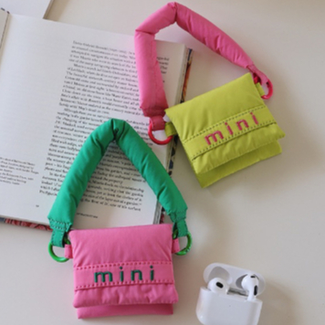 Minzy - Pelindung Airpods / Airpods Case Bag / Tas Pelindung Earphone Airpods Puffy Bag