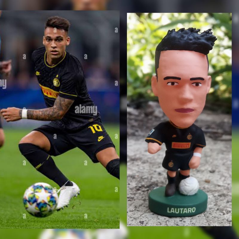 Figure Soccer Custom Repaint Lautaro Inter Milan