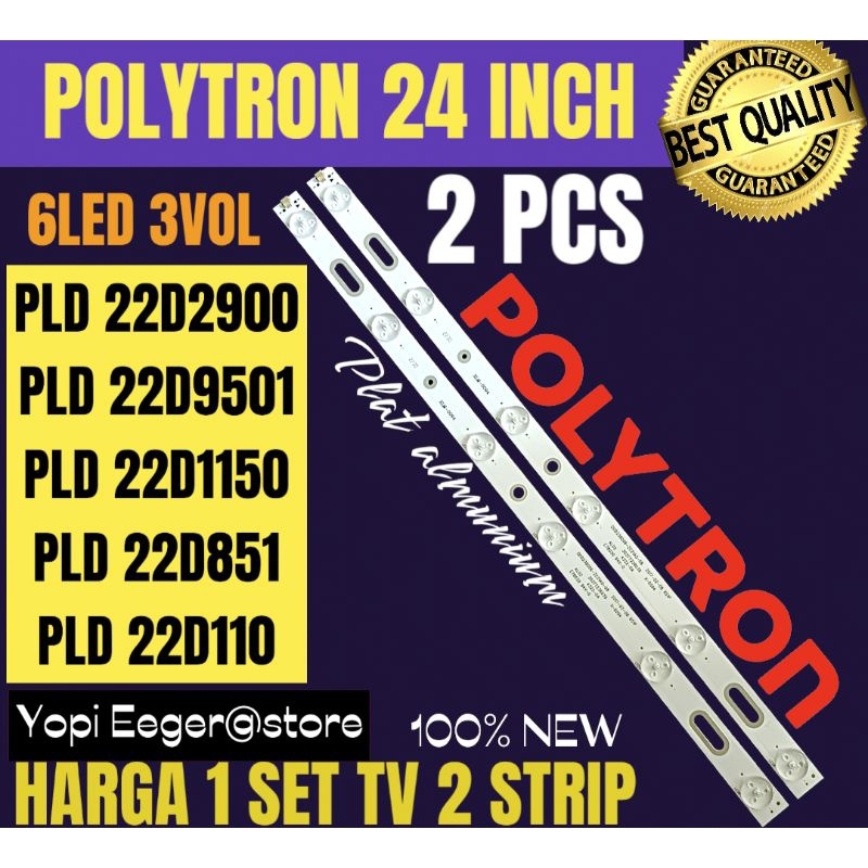 BACKLIGHT TV LED POLYTRON 22 INCH 22D2900-22D9501-22D1150-22D8510-22D110 BACKLIGHT TV 22 INCH POLYTR