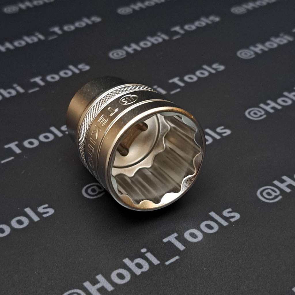 TEKIRO 1/2" MATA SOCK 12 PT 27MM - 1/2 INCH HAND SOCKET 27 MM