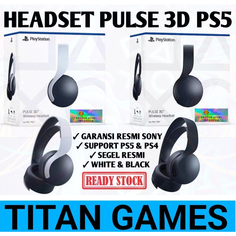 Headset PULSE 3D Wireless Headset PS4 PS5 Headset Wireless