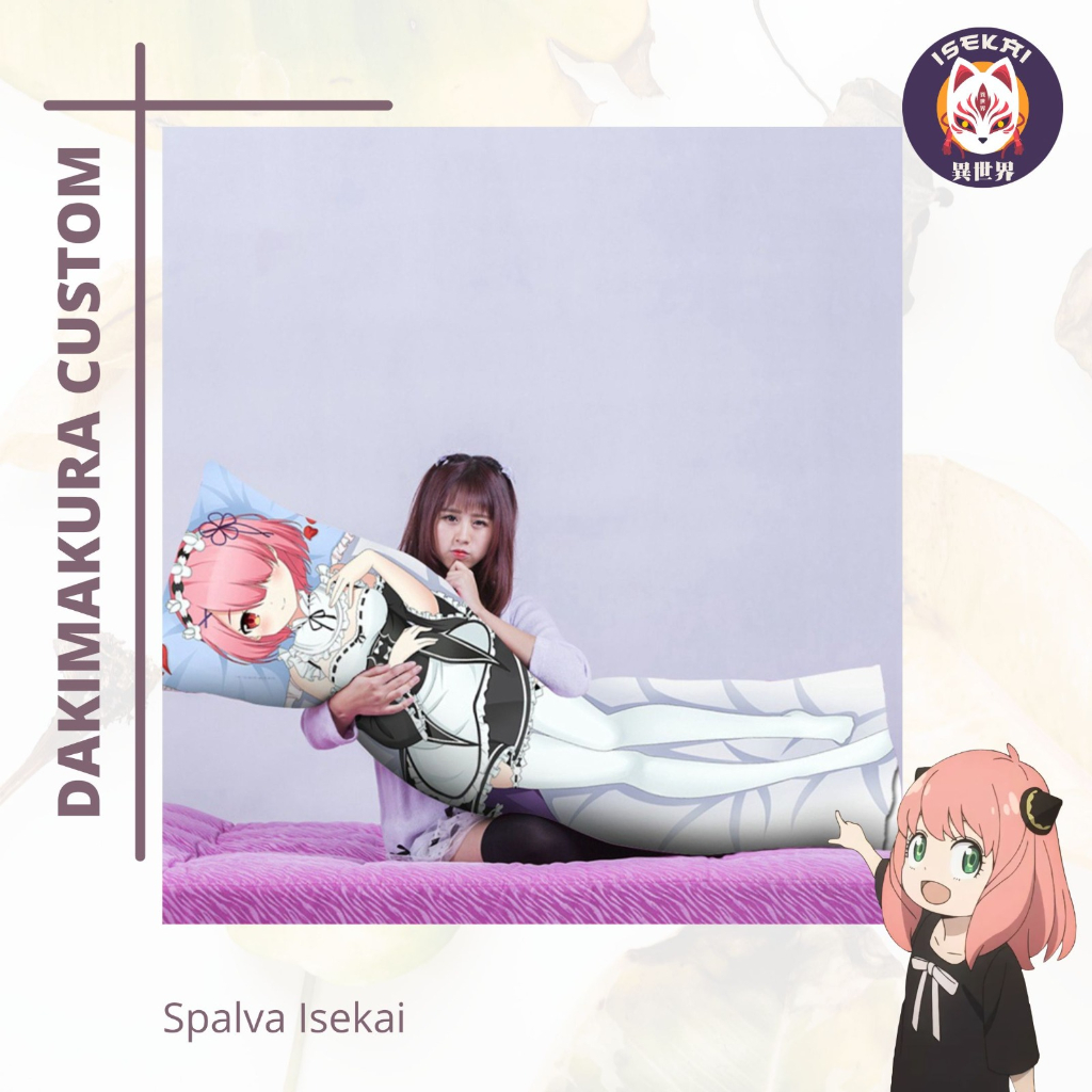 CUSTOM DAKIMAKURA ANIME / Sarung Bantal Waifu dan Husbando Custom Apapun