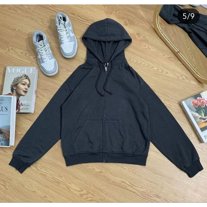 zipper hoodie h&m