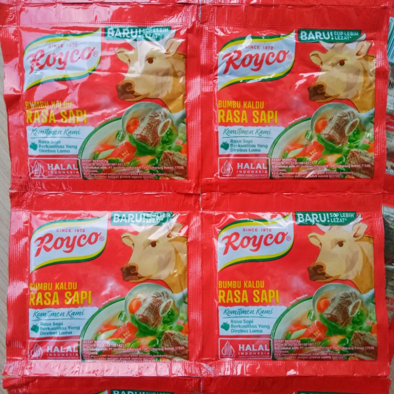 

[NEW] Royco Penyedap Bumbu Kaldu Rasa Sapi 8g