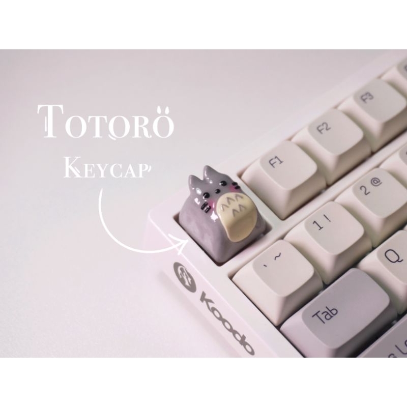 Totoro keycap artisan studio ghibli