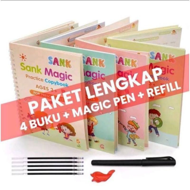 

Sank magic Book set isi 4, Buku edukasi & belajar anak