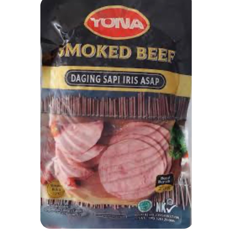 

Yona Smoked Beef 250gr isi 10 Slice