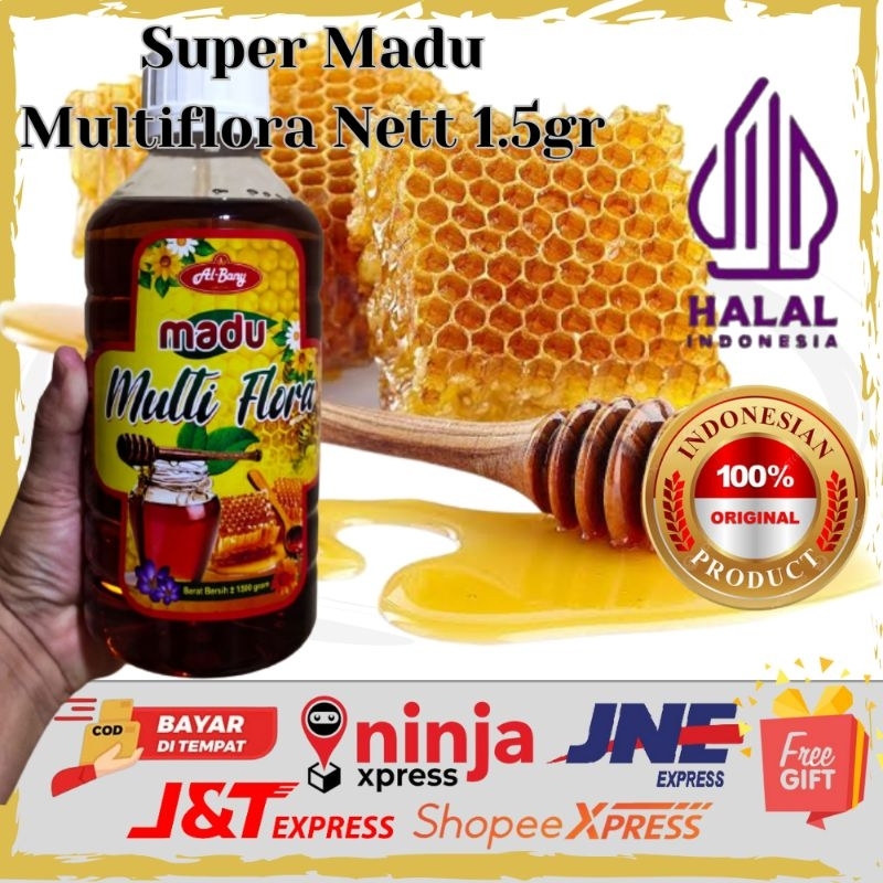 

Nafariz724 Madu Hutan Super Al-Bany Nextar Multiflora 1500Gr Original