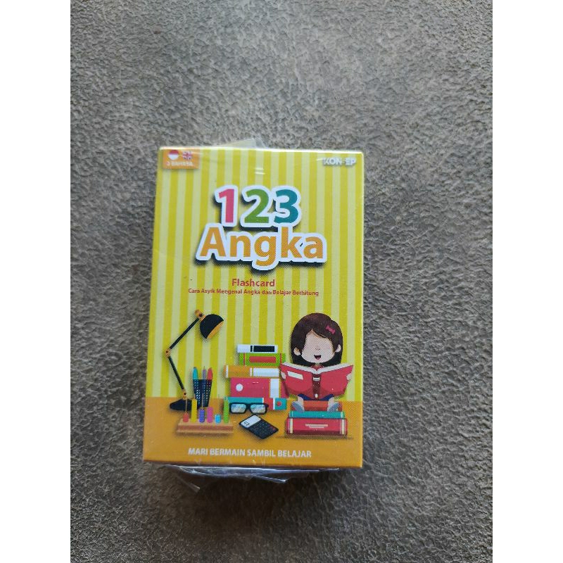 

Flashcard angka best seller 50 kartu