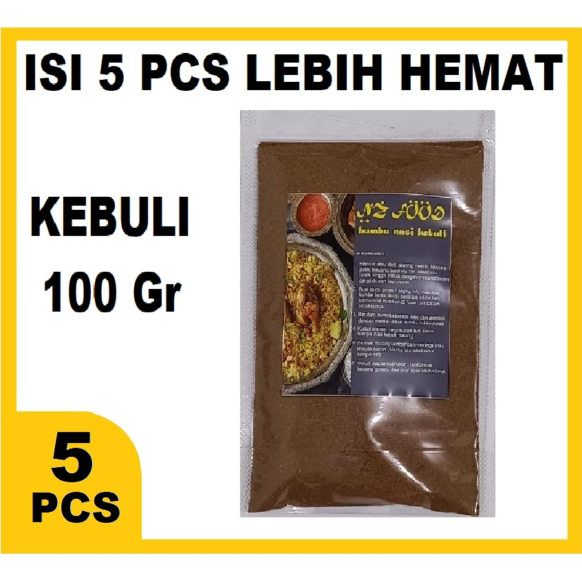 

BUMBU KEBULI 100GR ISI 5 LEBIH HEMAT