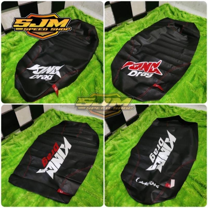 Sarung jok King Drag Vario Scoopy Beat Mio/kain jok motor kain jok KING DRAG