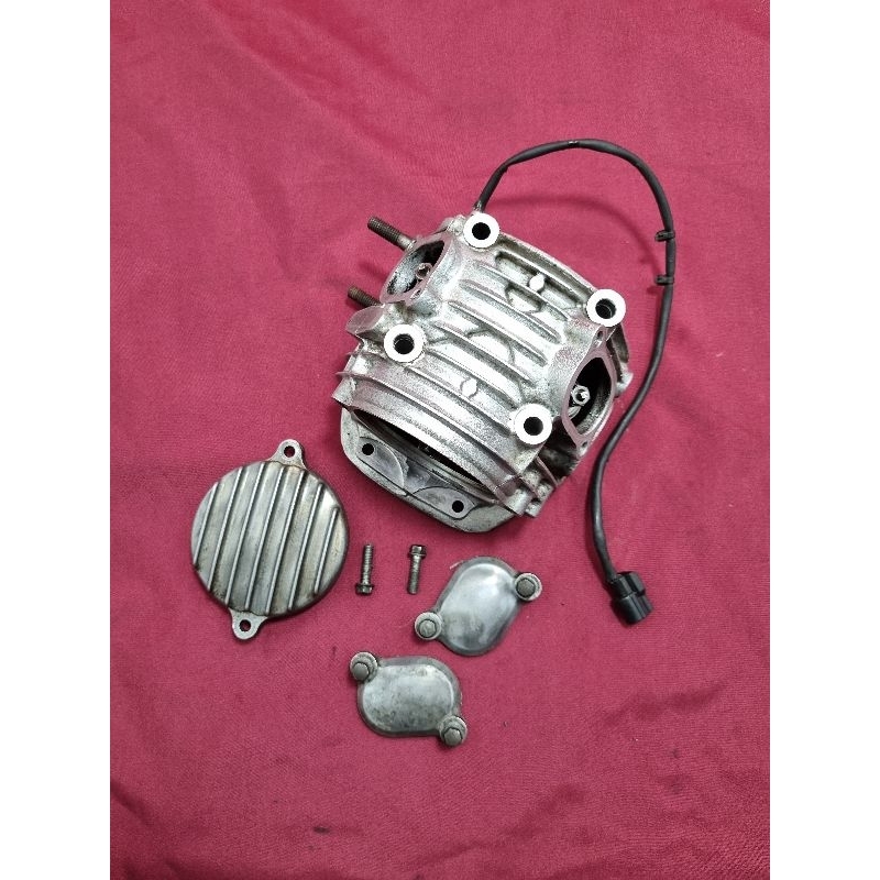 CYLINDER KOP HEAD KEPALA SILINDER SUPRA X 125 FI KYZ ORIGINAL FULLSET