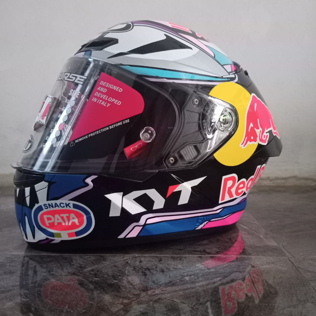 HELM KYT TT Course Bastianini 2022 repaint HELM FULL FACE