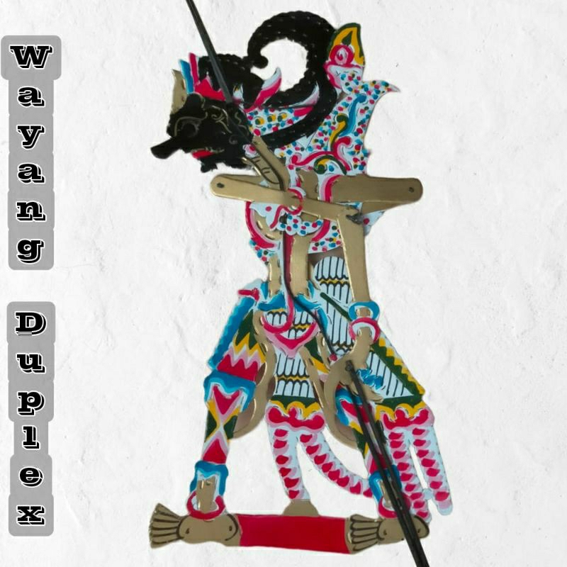 wayang kulit kertas duplex Gatotkaca