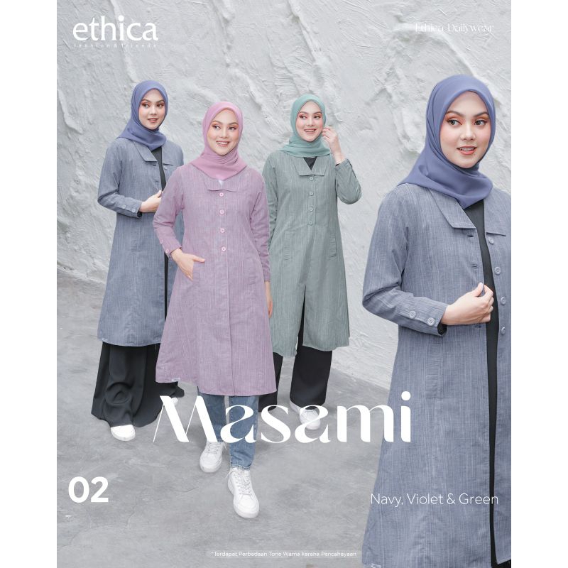 ETHICA CARDIGAN / OUTER MASAMI 02 (VIOLET, GREEN, NAVY)
