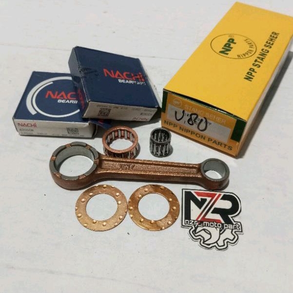 STANG SEHER SET V80//CONROAD PISTON+LAHER KRUG AS//BEARING KRUK AS YAMAHA V80 V-80 1W7 NPP//KREK AS 