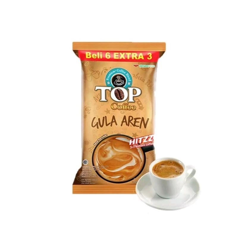 

Top Coffee Gula Aren 6+3 isi 22gr