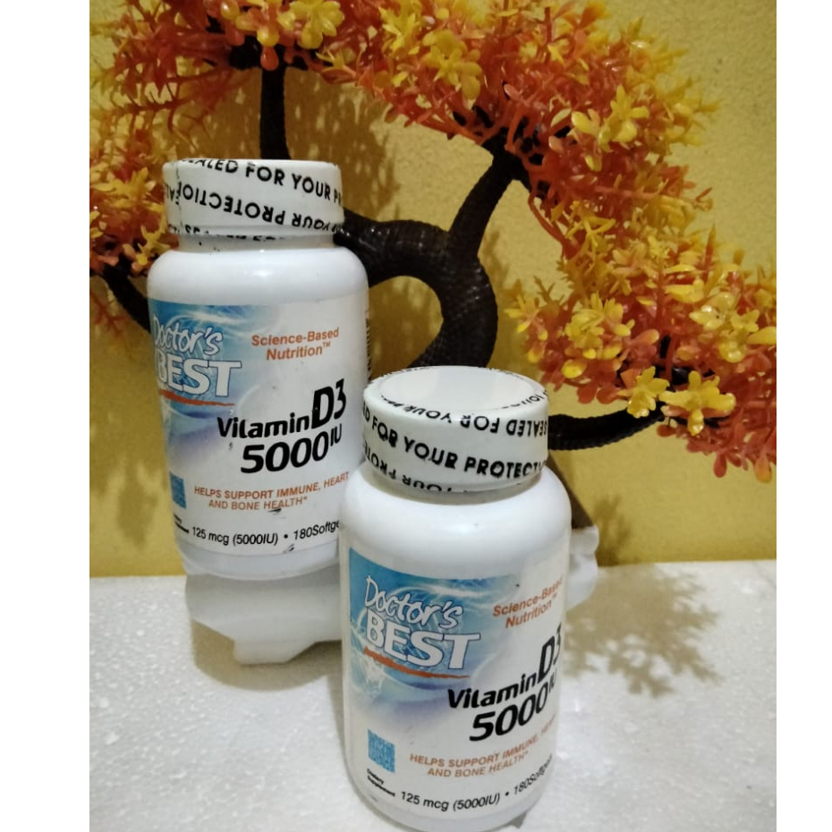 Doctor's Best Vitamin D3 5000IU 180 Softgel Vit D3 5000IU