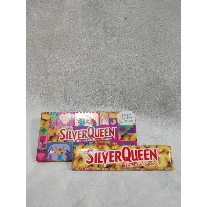 

Silverqueen milk chocolate with cashew 58gr