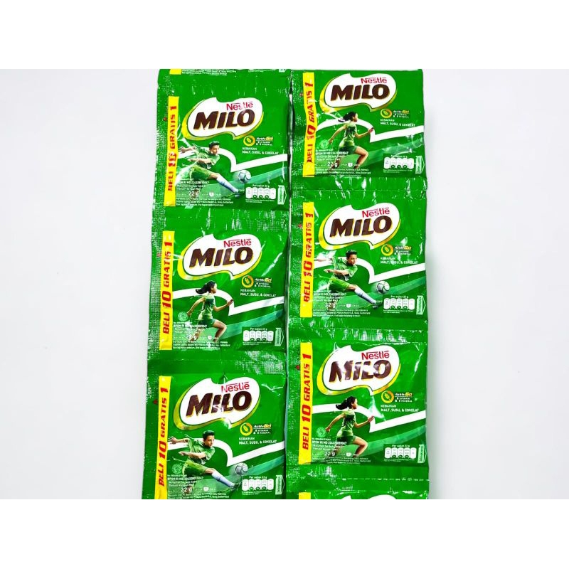 

susu bubuk milo 1 renteng 11 sachet