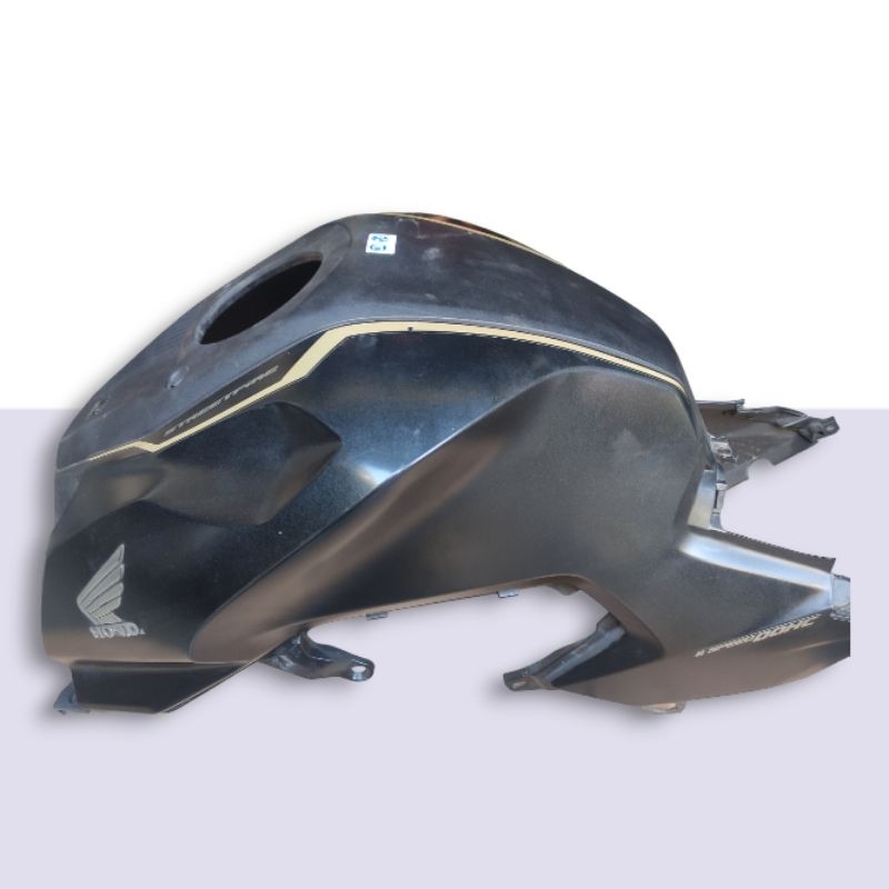 Kondom Tutup Cover Tangki Kanan Kiri Lengkap Honda ALL New CB 150R USD V4 2021 2022 2023 V4 Brown Co