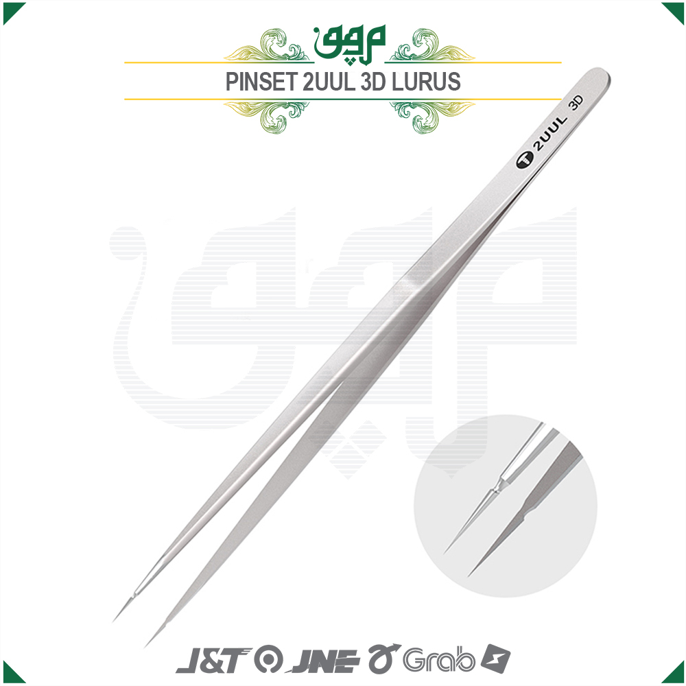 Pinset 2UUL 3D Lurus / Pinset Lurus Tajam Lancip 2UUL 3D / Pinset 2UUL 3D Lurus Original