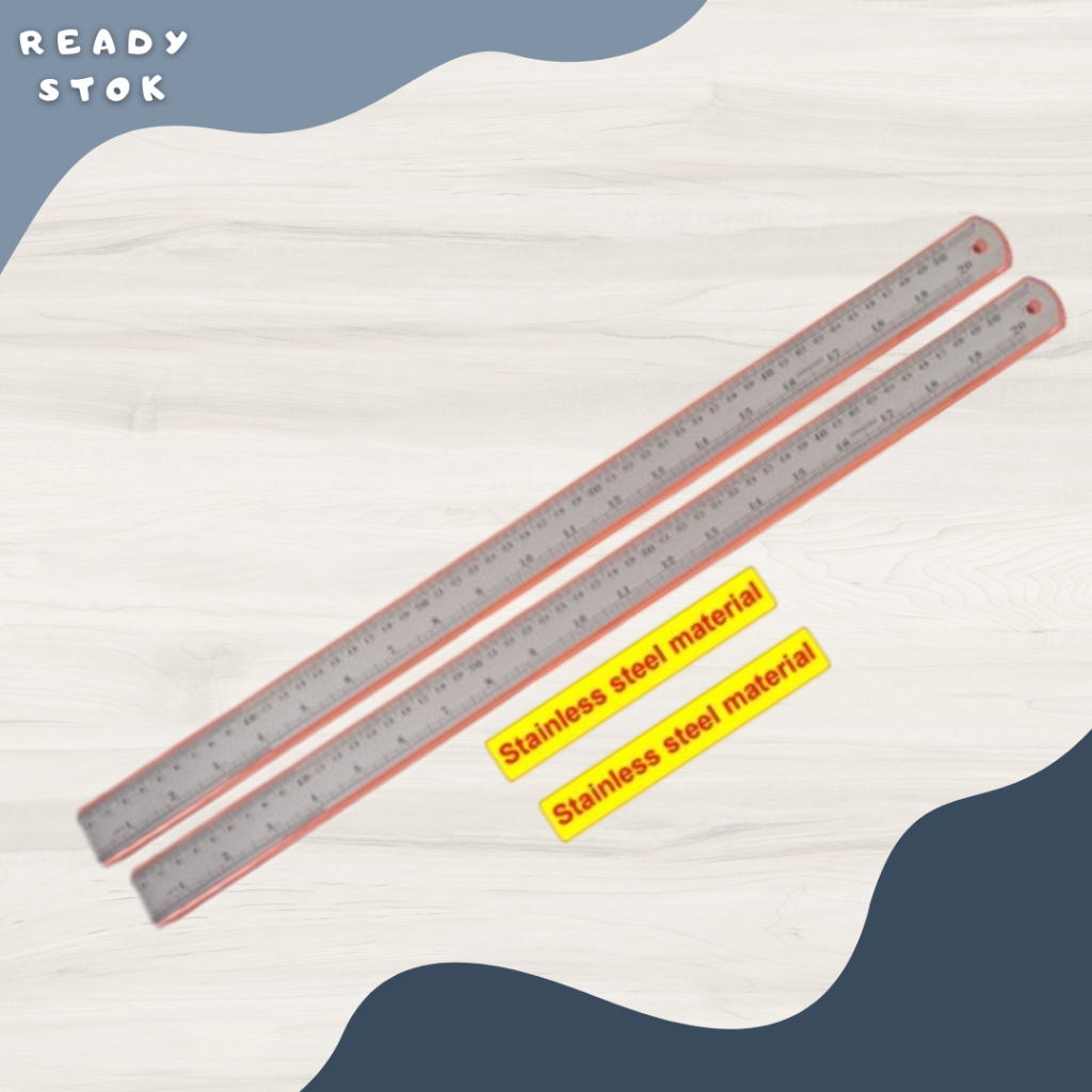 

PENGGARIS BESI 50CM / RULER (STAINLESS STEEL) 50 CM JOYKO
