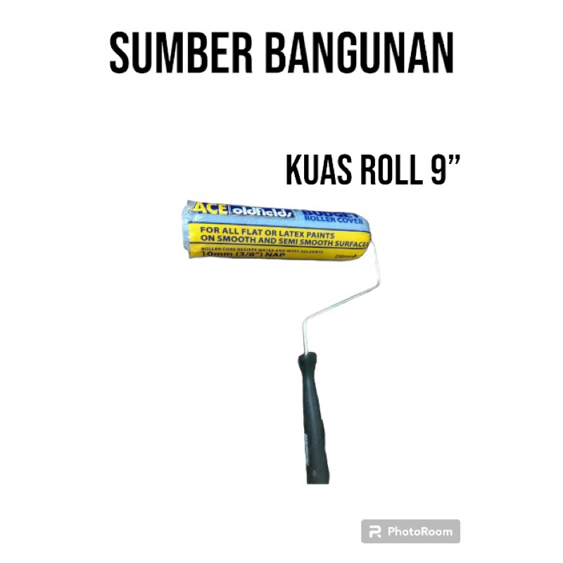 KUAS ROLL ACE 9” / KUAS ROLL BAGUS / KUAS ROLL CAT