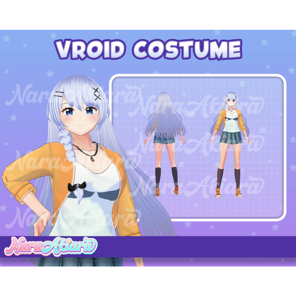 Tampil Beda dengan Kostum 3D Vroid Siap Mempesona Penonton, Kostum Vroid Siap Pakai, Kostum VTuber S