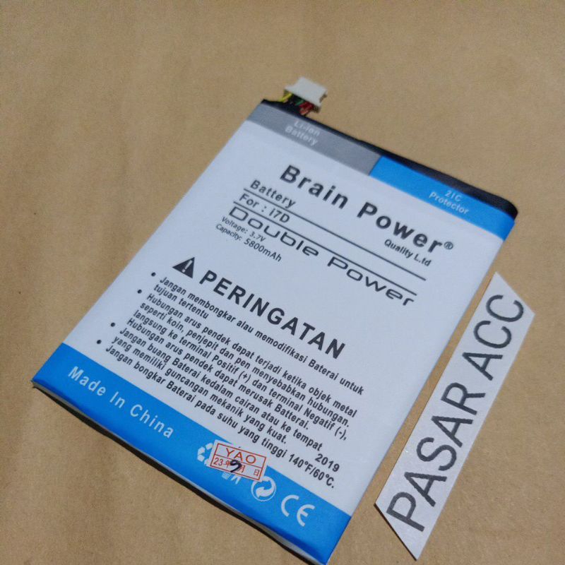 Baterai Batre Advan I7 S7C I7D Double Power Battrey