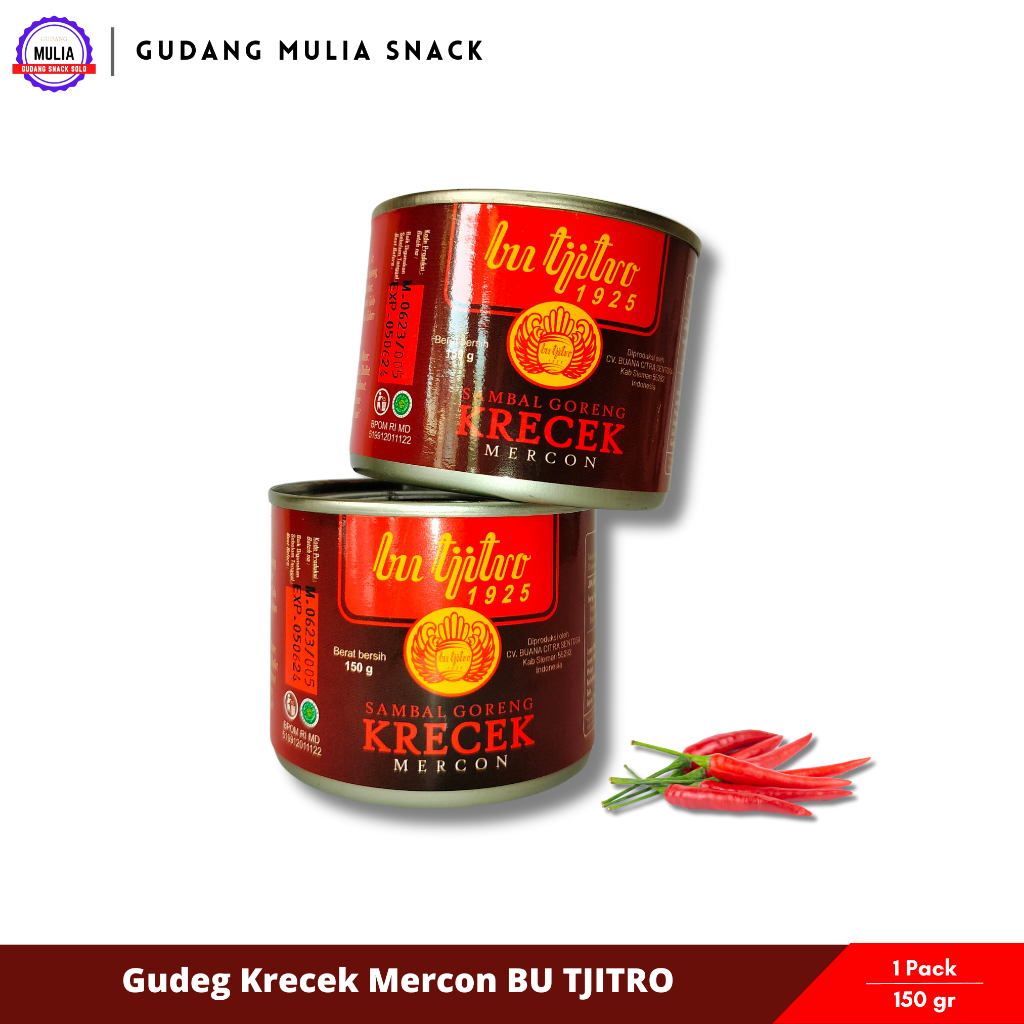 

Bu Tjitro 1925 Gudeg Sambal Goreng Krecek Mercon