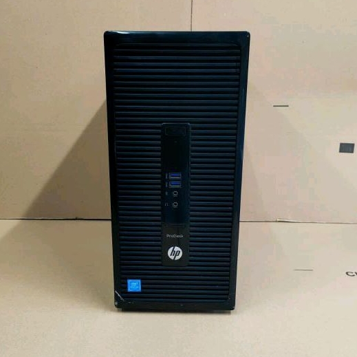 PC HP PRODESK 400 G3 MT PROSESOR G4400 RAM 4 GB HARDISK 500 GB BERGARANSI