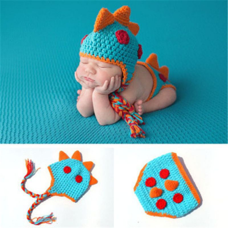 kostum rajut dinosaurus