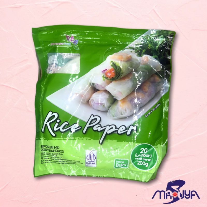 

Rice Paper Bulat 200g (20 Lembar)